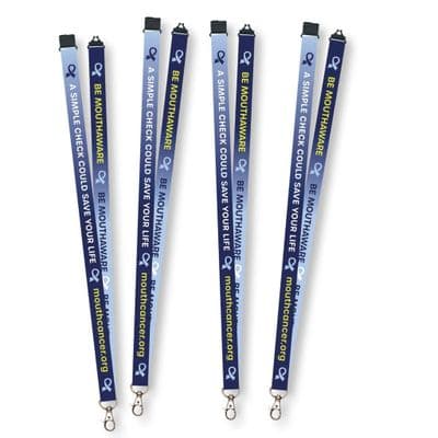 Mouth Cancer Action Lanyard