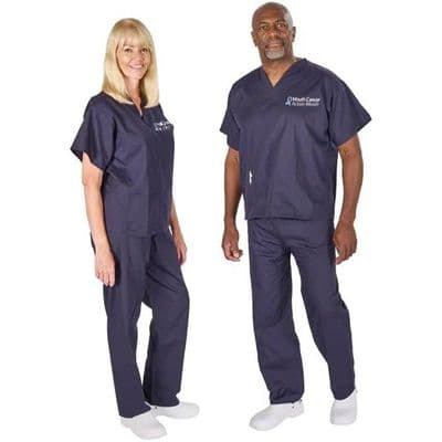 Mouth Cancer Action Scrub Top - SAVE 20%
