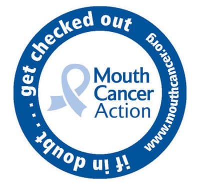 Mouth Cancer Action Stickers