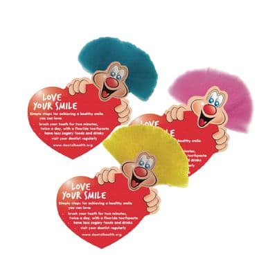 Smile Month Heart Bugs (Pack sizes 10 and 100)