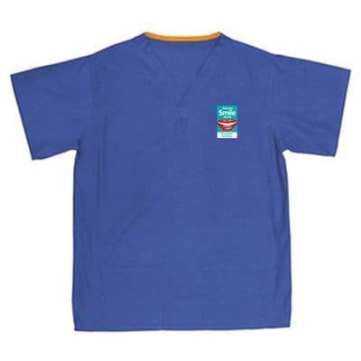 Smile Month Royal Blue Scrubs - LAST CHANCE