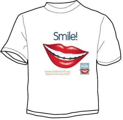 Smile Month T-Shirt with Big Smiley