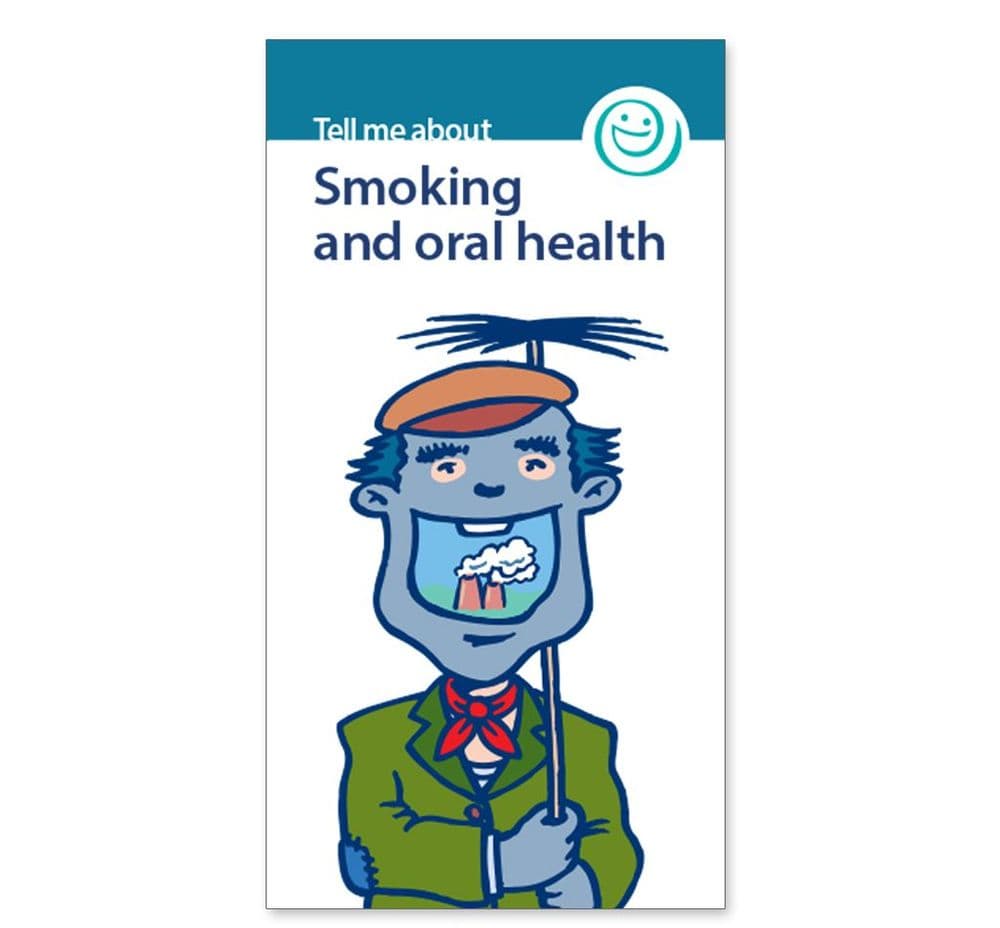 tobacco and oral health poster Smoking and oral health leaflets