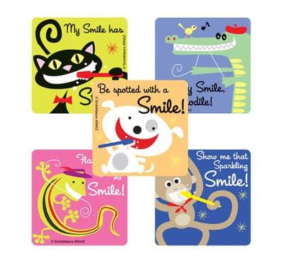 Snazzy Smile stickers