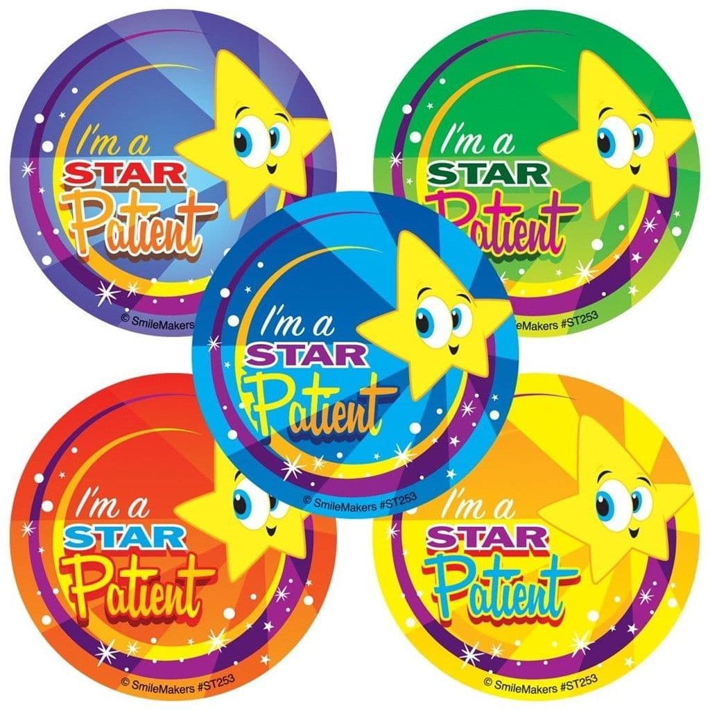 Paciente Sticker Star Patient Stickers