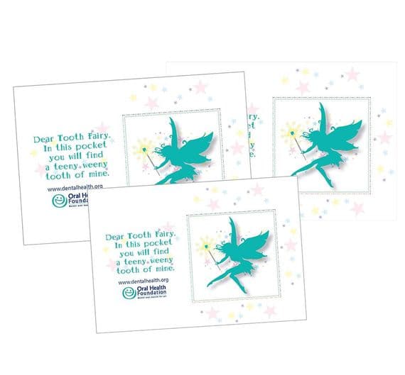 Tooth Fairy Envelopes (pack of 10 or 100)