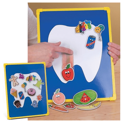 Tooth Friendly Snacks Magnetic Board