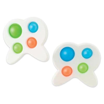 Tooth shape fidget poppers (pack of 6 or 36)