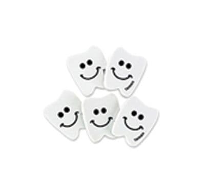 Tooth Shaped Erasers (pack of 12 or 48)