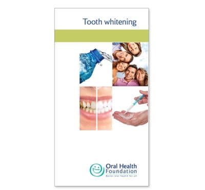 Tooth whitening' prestige leaflets