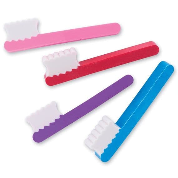 Toothbrush Erasers  (packs of 12 & 72)