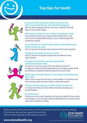 Top Tips' Poster