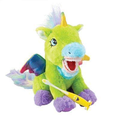 Twinkles the Unicorn small oral health demonstrator