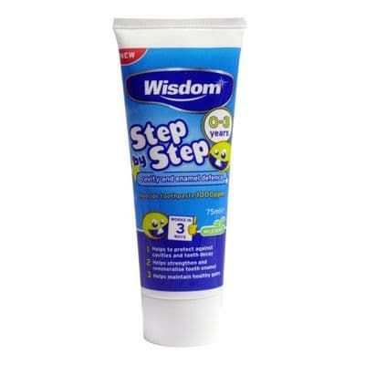 Wisdom Toothpaste 1000ppm fluoride (0-3yrs)