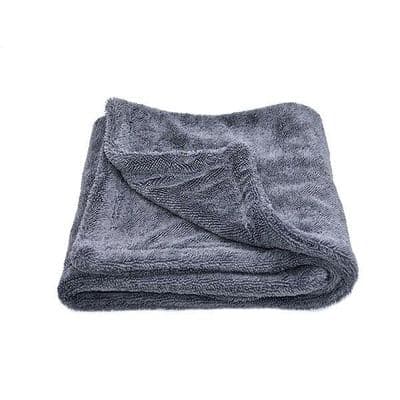 Large Grey Double Twist Drying Towel