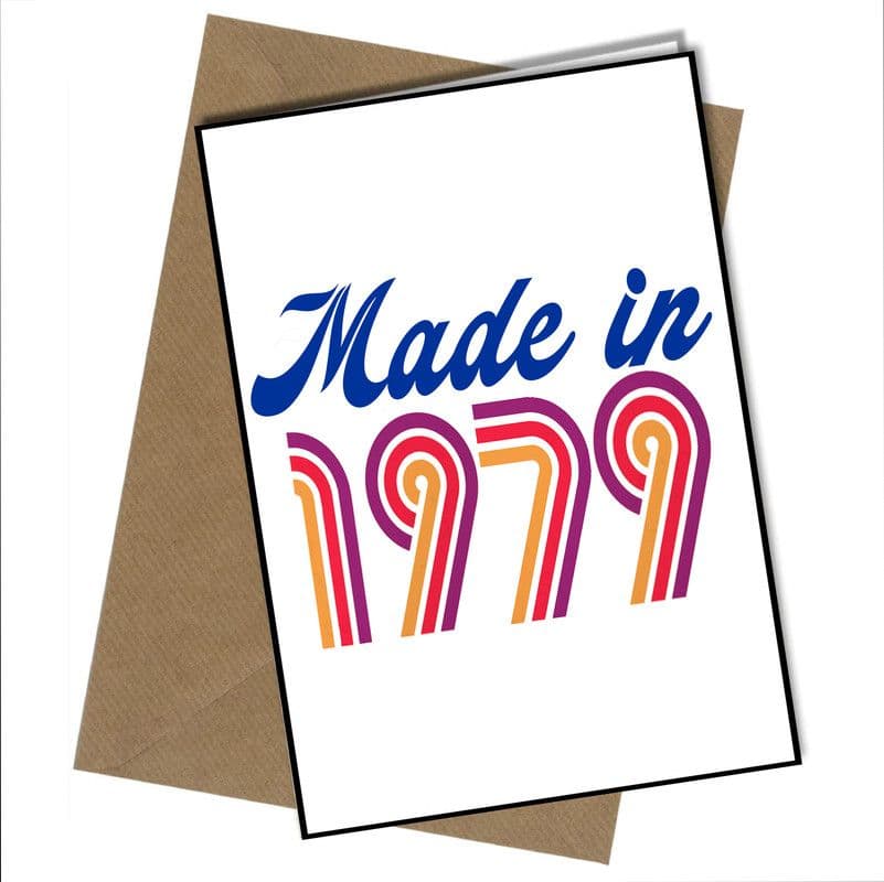 Personalised Birthday Card, Date related Card, 30th Card, 40th Card