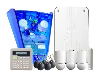 Eaton Hybrid Alarm Kit with Blue Sounder & Wireless Keypad | I-ON40H-KIT-RKP-BL