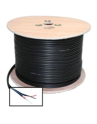 SPRO RG59 100m Coaxial Cable with 2 Core Power