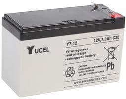Yucel-Series 12V 7AH Valve Regulated Lead Acid Battery