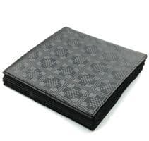 25 Recycled Biodegradable Black Tablecovers