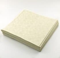 25 Recycled Biodegradable cream / Ivory tablecovers