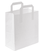 Large white bags with handles hotsell