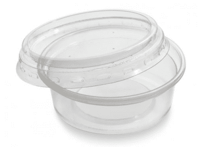 2oz Sauce Container/deli pots and Lids - 100% recyclable