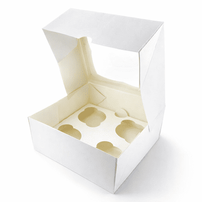 4 Hole Cupcake Window Box