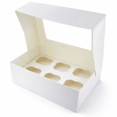 6 Hole Cupcake Window Box