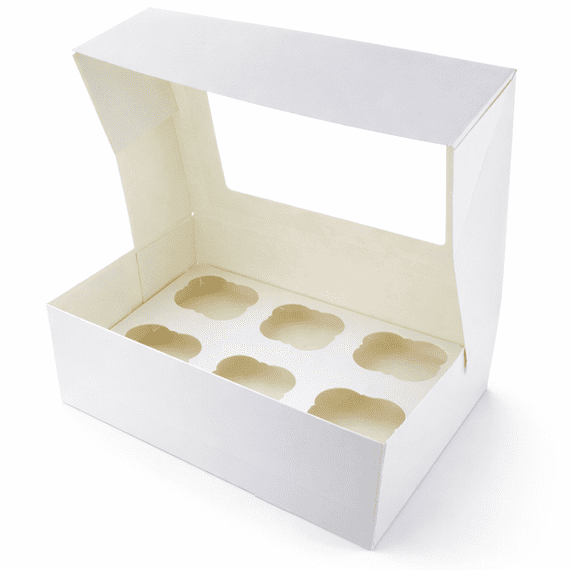 6 Hole Cupcake Window Box