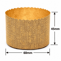 60x45mm Individual Portion Panettone moulds