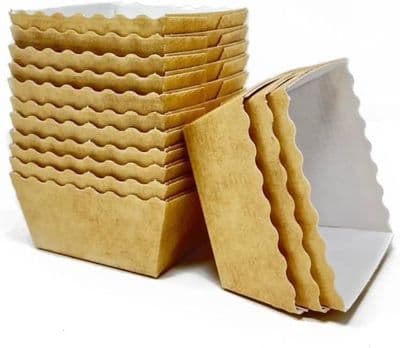 60x60x35mm Easy - Bake In Mould -  Square Mini Loaf Moulds - Choose your amount