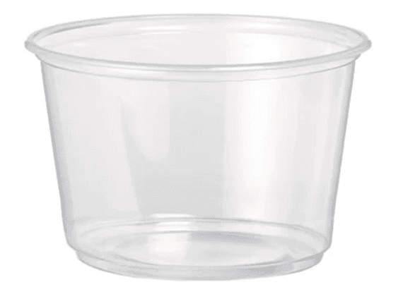 8oz pp Deli Sauce Pot & Lids