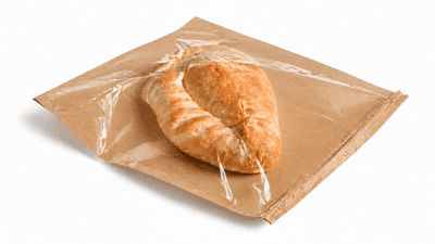 Brown Kraft Film Fronted Flat Paper Bags