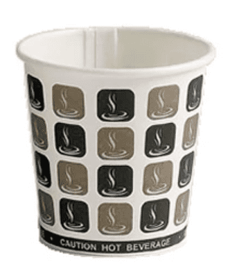 Cafe Coffee Mocha Hot Drink Paper Takeaway Cups & Lids