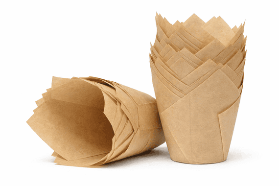 Caramel Tulip Muffin Wraps / Cases - Choose your amount