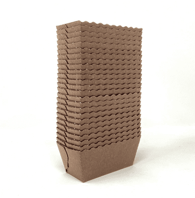 Chocolate Brown Mini Bake-In Loaf Moulds - 80x40x40mm