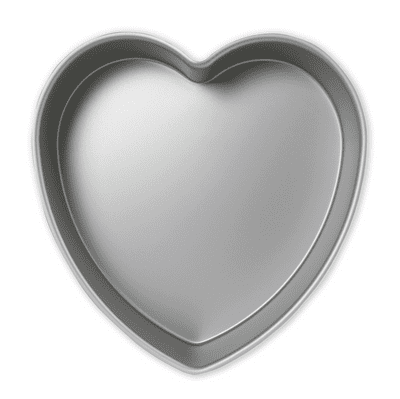 Heart Cake Pan / Tin - Aluminium - 8x2