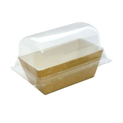 Hinged Mini Loaf Pod / Clam / Lids / containers ONLY (Loaf mould for illustration purpose only)