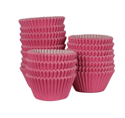 Hot Pink Crimped Cupcake / Cake Case