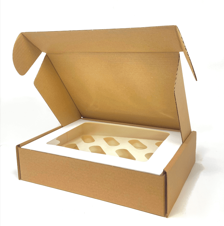 Large Kraft Postal Box 360 x 280 x 80 MM