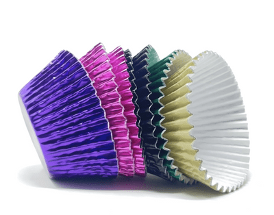 Lucky Dip Crimped Foil Cupcake Cases
