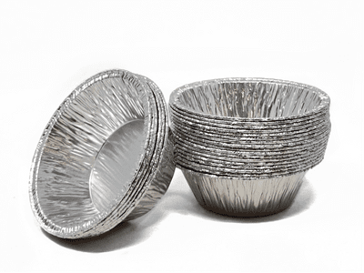Medium  Mince Pie Moulds / Foil Tart Pan Cases - 66 x 59.5 x 20mm