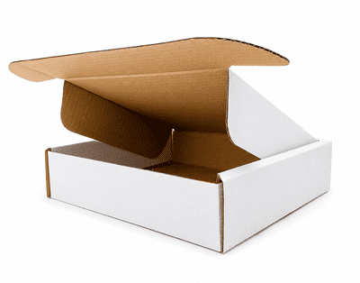 Medium White Postal Box- 246 x 216 x 55mm
