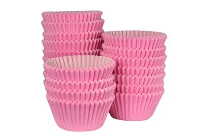 Pink Crimped Cupcake Case