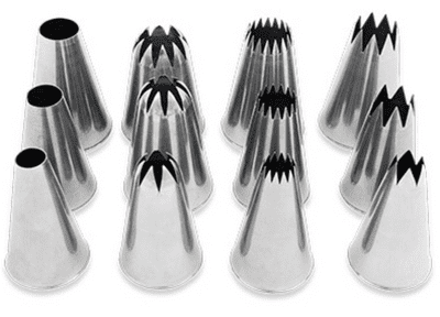 PME Boxed 12 Piece Savoy piping nozzle Set