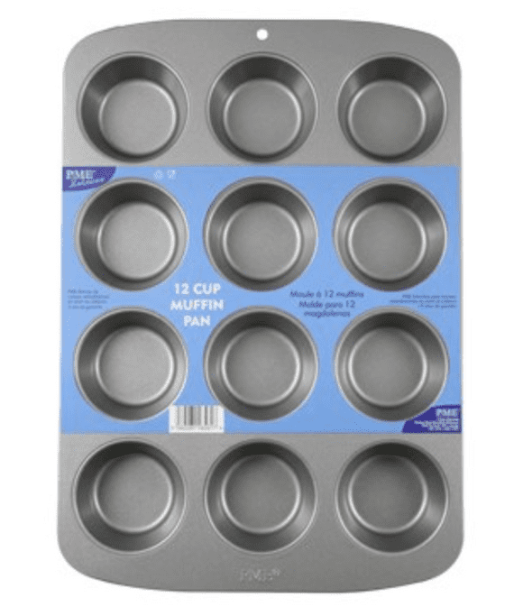 PME Non Stick - 12 Cup Muffin Pan (45 x 26.5 x 5cm / 17.7 x 10.4 x 2”)