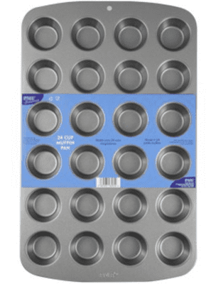 PME Non Stick - 24 Cup Mini Muffin Pan (35 X 26.5 X 2CM / 13.8 X 10.4 X 0.8”)