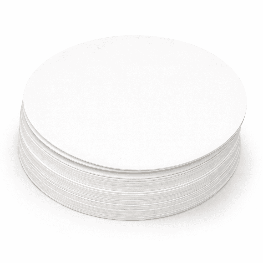 Round Plain Greaseproof Paper Discs / Circles Bagged - Choose your size