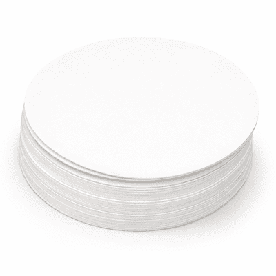 Round Plain Siliconised Greaseproof Paper Discs / Circles, Bagged - Choose your size